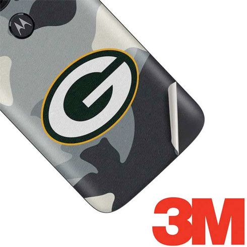 NFL Green Bay Packers Camo Moto E5 Play Skin